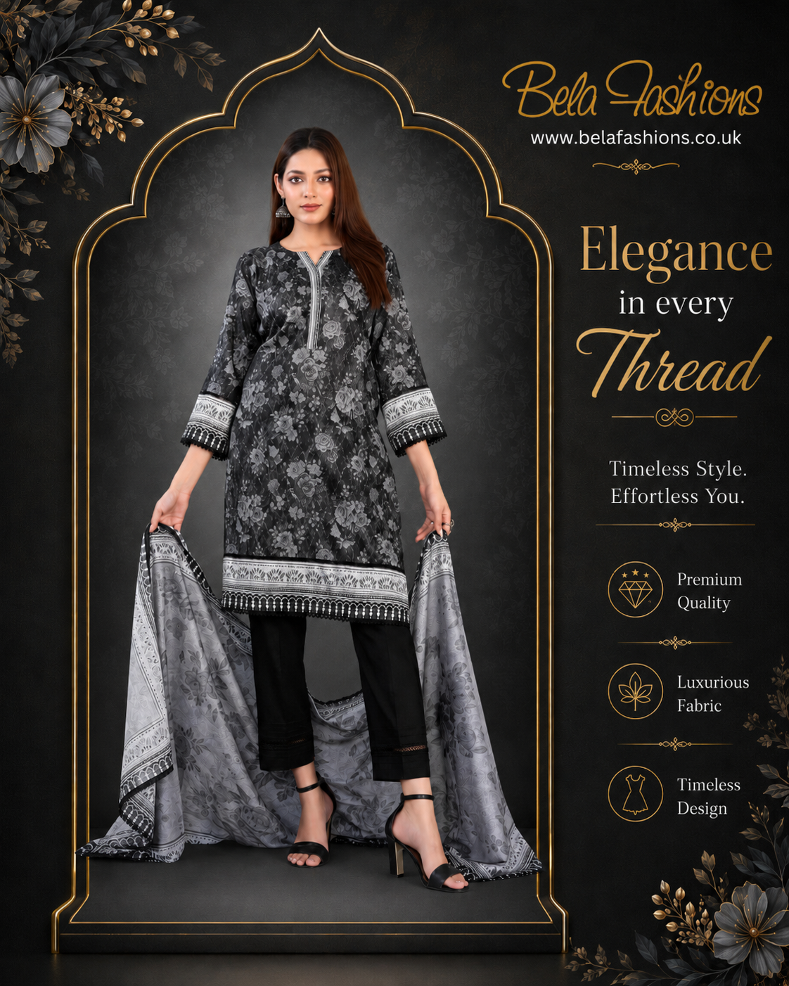 Sadira Stitched Printed Lawn 2191 TAWAKLE