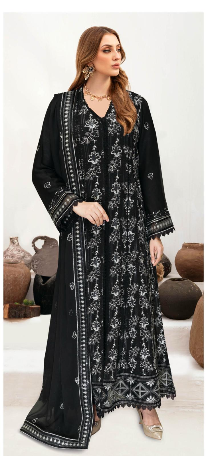 Ramsha Chiffon Maxi 529 d