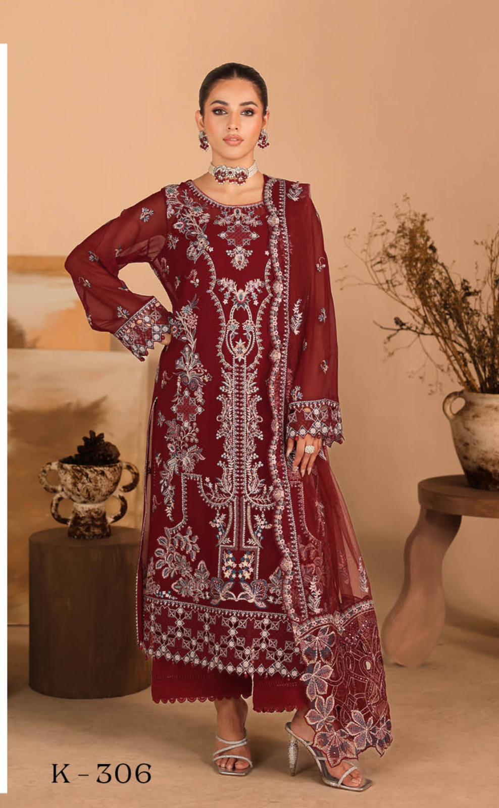 Ramsha Kashish Chiffon 306