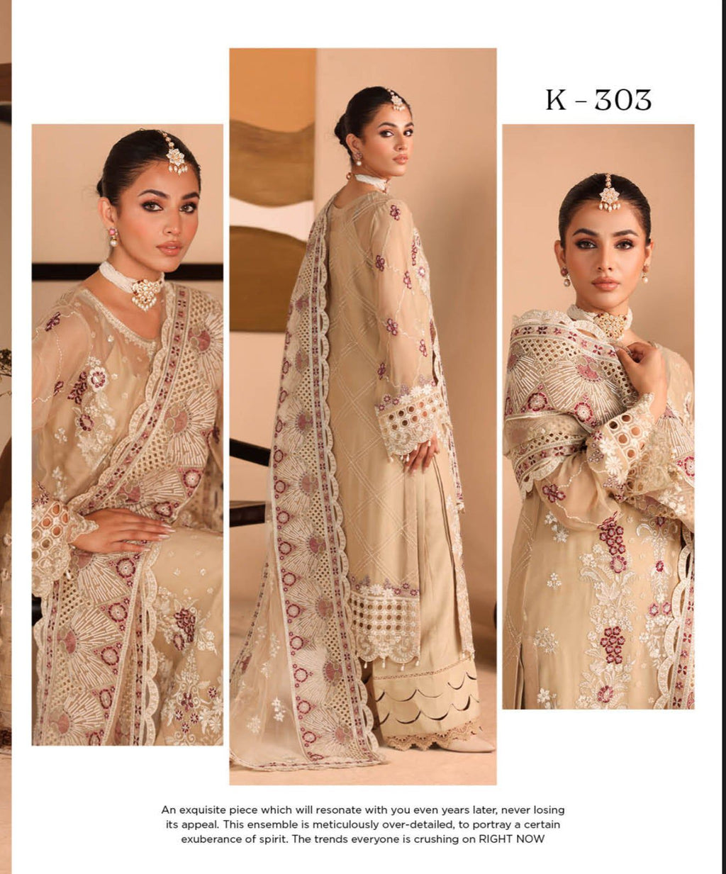 Ramsha Kashish Chiffon 303